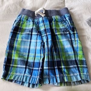 Boys Plaid Shorts